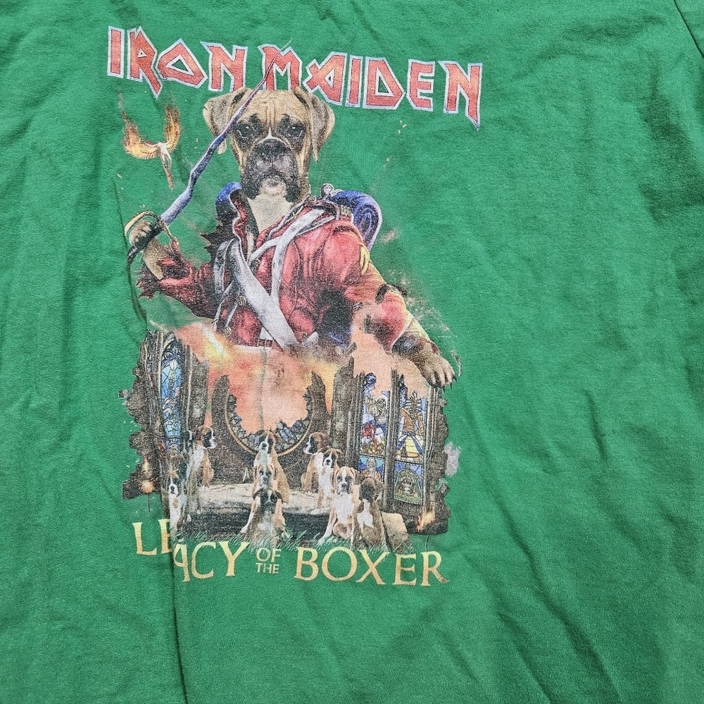 Iron Maiden T-Shirt Womens XL Legacy Of The Boxer Fruit Of The Loom - Picture 2 of 8